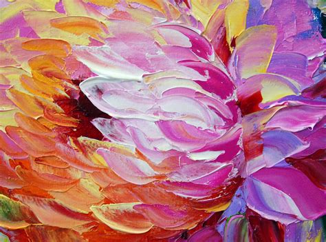 Peonies In The Sunbeam By Olha Darchuk Painting Oil On Canvas