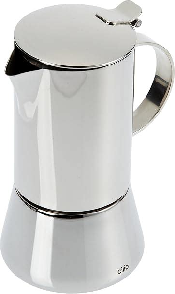 Amazon CILIO Aida Stainless Steel Stovetop Espresso Maker