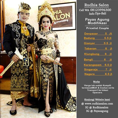 Harga Payas Agung Profesional Salon Wedding Di Bali