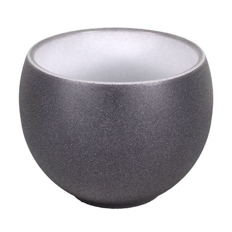 Vaso Cerâmico Berlim Chumbo 15cm Japi Cocil Home Center