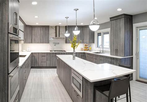 20 Light Grey Stained Kitchen Cabinets