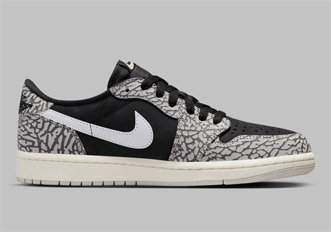 Air Jordan 1 Low Og Elephant Print Cz0790 001