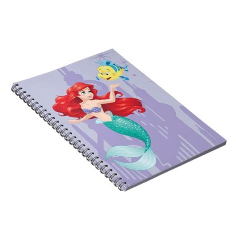 Ariel And Flounder Notebook Zazzle