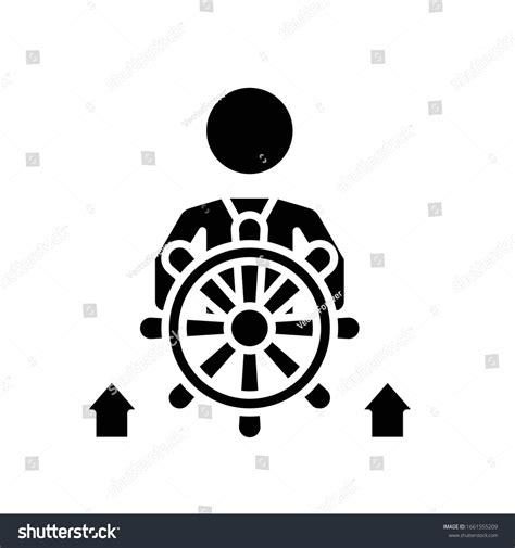 Rule Black Icon Concept Illustration Vector เวกเตอร์สต็อก ปลอดค่า