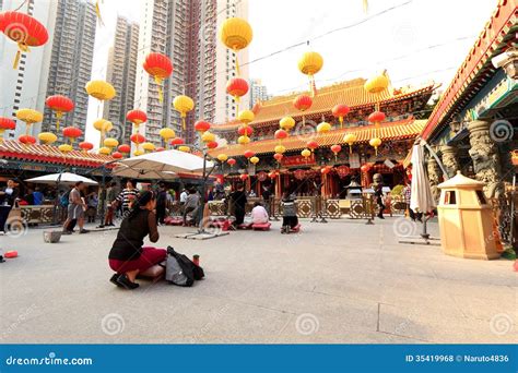 Wong Tai Sin Temple Hong Kong Editorial Stock Photo Image Of China