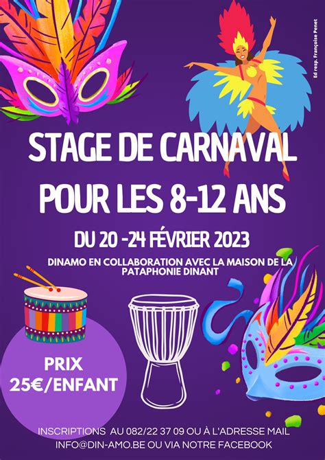 Stage De Carnaval Dinant Dinamo Asbl A M O Aide La Jeunesse