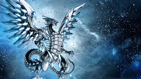 Yugioh Blue Eyes White Dragon Wallpapers Wallpaper Cave