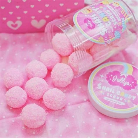 Snail Candy Scrub By Jelly 16 Balls Shopee Malaysia