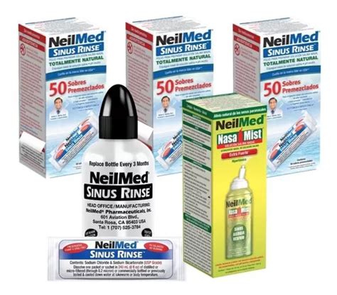 Neilmed Paq Sinus Rinse C Sobres Nasamist Ef