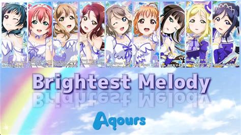 Aqours Brightest Melody Color Coded Kan Rom Eng Youtube