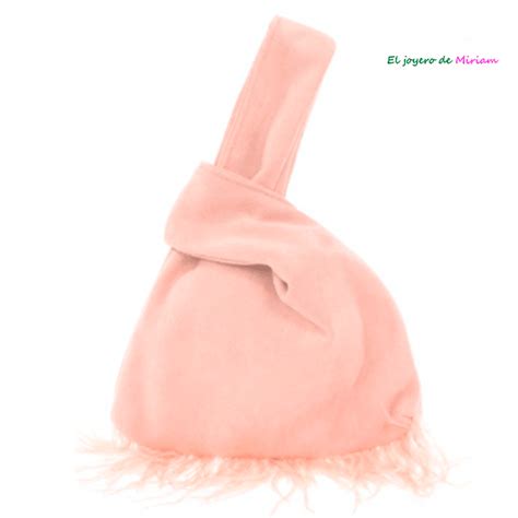 Clutch Saco Nude Plumas El Joyero De Miriam
