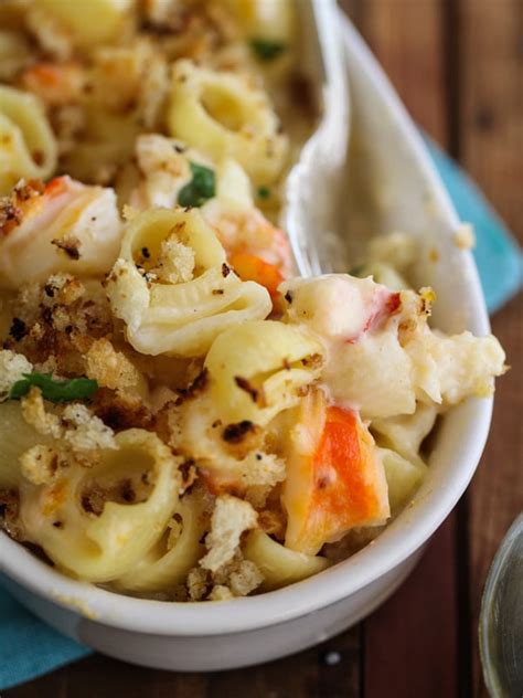 Baked Lobster Mac and Cheese Recipe - foodiecrush