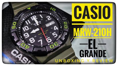 CASIO MRW 210H 3AVEF El Grande Unboxing Y Review YouTube