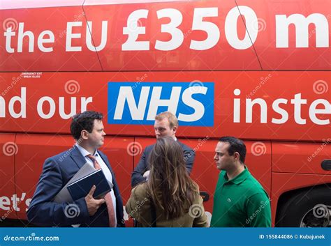 Vote Leave Campaigner Seen Giving Out Information In An English Town