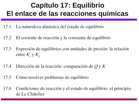 PPT Equilibrio Reacciones Quimicas DOKUMEN TIPS