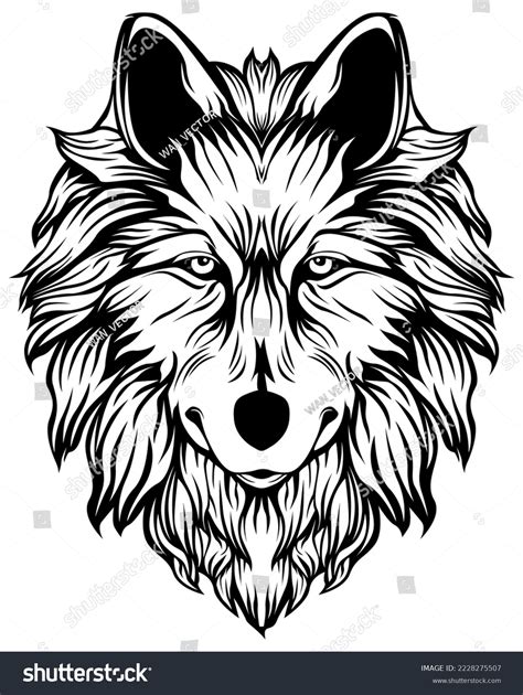 Wolf Vector Silhouette Vector Isolated Illustration Stock Vector (Royalty Free) 2228275507 ...