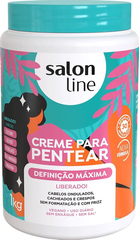 CREME PARA PENTEAR DEFINIÇÃO MÁXIMA LIBERADO VEGANO SALON LINE 1KG