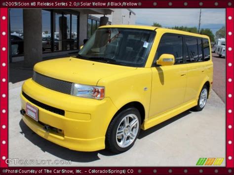 Solar Yellow 2005 Scion Xb Release Series 20 Blackyellow Interior