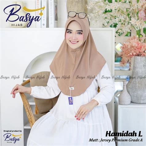 Jual Basya Bergo Hamidah Ljilbab Instan Jersey Premiumjilbab Instan