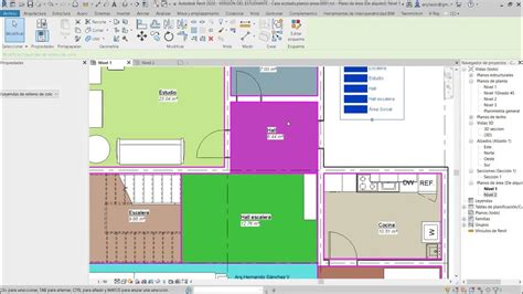 Revit Plano Cuadro De áreas Y Cuantificación Youtube