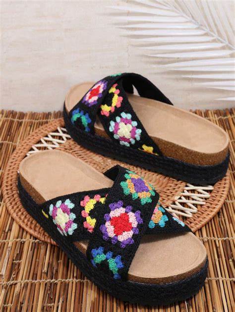 Shuzia Sandalias Planas De Estilo Bohemio Para Mujer Mode De Mujer