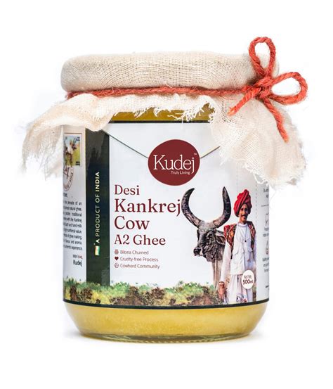 Kudej Desi Kankrej Cow Pure A Ghee Bilona Churned Premium