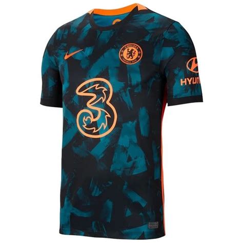 Chelsea Third Shirt 2021 2022 Korte Mouw Voetbalpakje Voetbalshirt