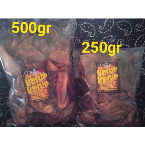 Jual Gr Keripik Sale Pisang Muli Manis Khas Lampung Shopee Indonesia