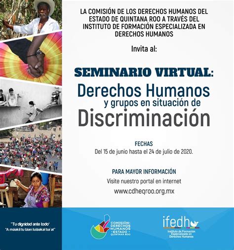 Derechos Humanos QR On Twitter Seminario Virtual Gratuito Derechos