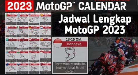 Jadwal MotoGP 2023 Live Trans 7 Lengkap Dengan Moto2 Moto3