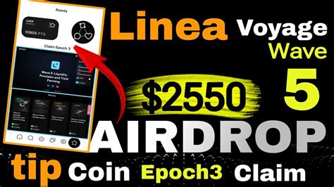 Tip Coin Airdrop Epoch Claim Linea Voyage Defi Week Linea