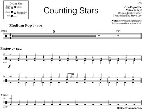 Printable Snare Drum Sheet Music