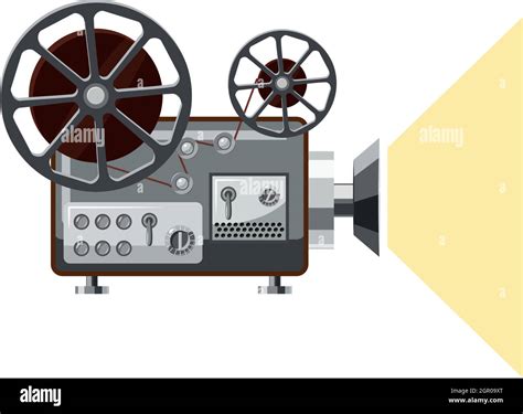 Vieux Projecteur De Film Banque D Images Vectorielles Alamy