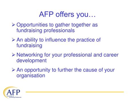 Ppt The Association Of Fundraising Professionals Afp Powerpoint Presentation Id 5388925