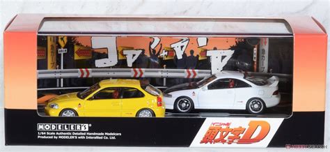 Initial D Set Vol8 Daiki Ninomiya Civic Ek9 And Smiley Sakai Integra