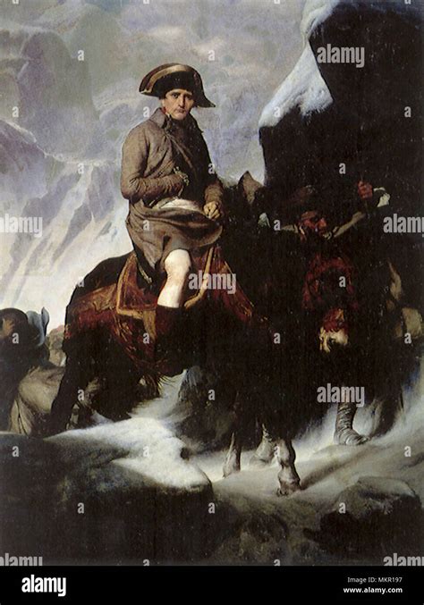 Napoleon crossing the alps hi-res stock photography and images - Alamy