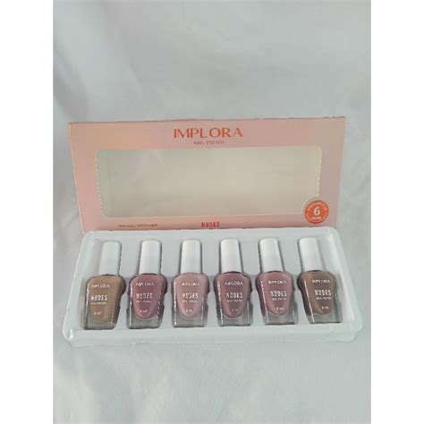 Jual IMPLORA Nail Polish Nude Shopee Indonesia