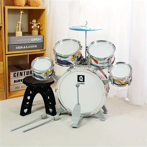 Persch Ensemble De Batterie Jazz Pour Enfants Kit De Batterie Pour Tout