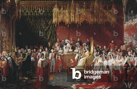 Image Of The Coronation Of Queen Victoria 28th June 1838 Oil On By