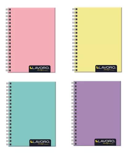 Cuaderno Mediano Tapa Dura Pastel Cuotas Sin Inter S