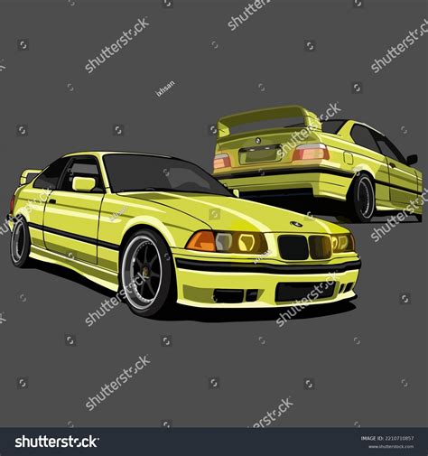 Drifting Car Bmw Over Royalty Free Licensable Stock Vectors