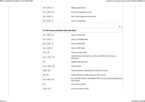 300 Useful Keyboard Shortcuts For Word 2007 Pdf Free Download