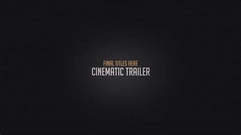 (FREE) CINEMATIC TRAILER - AFTER EFFECTS TEMPLATE (MOTION ARRAY) - Free After Effects Templates ...