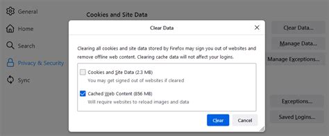 How To Clear The Firefox Cache Firefox Help