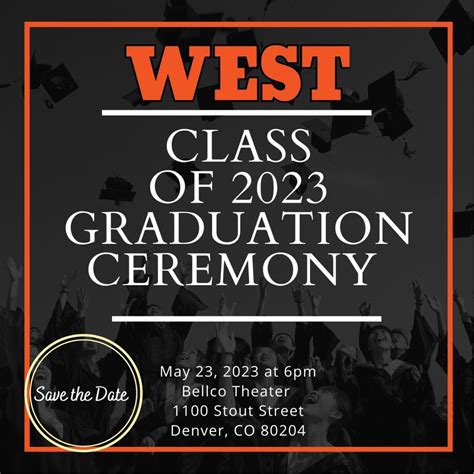 West » Graduation ceremony Class of 2023