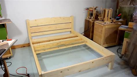 Diy Como Hacer Una Cama De Dos Plazas De Madera Pino F Cil De Hacer