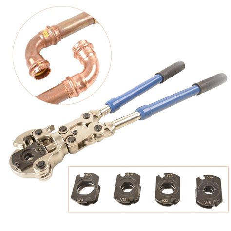 Iwiss Iws 1632af Cuivre kit de fixation Pince à sertir avec 15 18 22 28