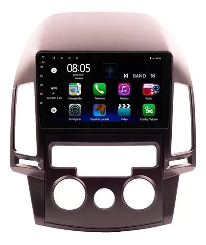 Central Multimidia Android 12 Hyundai I30 9p 2gb Carplay Cam