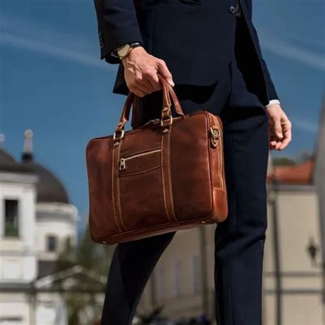 Black Leather Corporate Laptop Bag At Rs 450 In Pune Id 2850039217133