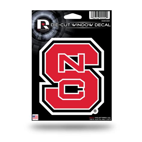 North Carolina State University Wolfpack Die Cut Vinyl Sticker At